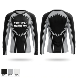 Long Sleeve Performance Shirt, Nashville Raiders, , Teamtime, Team time, sublimation, custom sports apparel, team uniforms, spirit wear, spiritwear, sports uniforms, custom shirts, team store, custom team store, fundraiser sports, apparel fundraiser