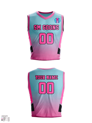 Mens Basketball Jersey, SM Goons, Men's Basketball, Teamtime, Team time, sublimation, custom sports apparel, team uniforms, spirit wear, spiritwear, sports uniforms, custom shirts, team store, custom team store, fundraiser sports, apparel fundraiser