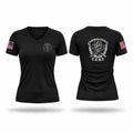 Cameron County CERT 7833747 Women's Short Sleeve V-neck Shirt - 1
