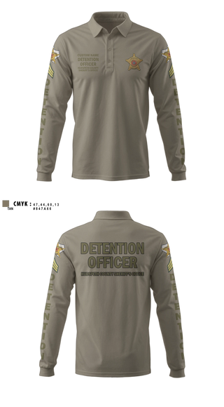 Long Sleeve Performance Polo, GENERIC TEXAS POLICE OFFICER, Police, Teamtime, Team time, sublimation, custom sports apparel, team uniforms, spirit wear, spiritwear, sports uniforms, custom shirts, team store, custom team store, fundraiser sports, apparel fundraiser