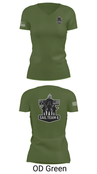 Womens Short Sleeve Vneck Shirt, Sail team 6, , Teamtime, Team time, sublimation, custom sports apparel, team uniforms, spirit wear, spiritwear, sports uniforms, custom shirts, team store, custom team store, fundraiser sports, apparel fundraiser