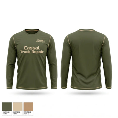 Cassal Truck Repair Long Sleeve Performance Shirt - 2