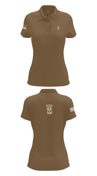 Womens Short Sleeve Performance Polo, C co 4/327th INF BN, , Teamtime, Team time, sublimation, custom sports apparel, team uniforms, spirit wear, spiritwear, sports uniforms, custom shirts, team store, custom team store, fundraiser sports, apparel fundraiser