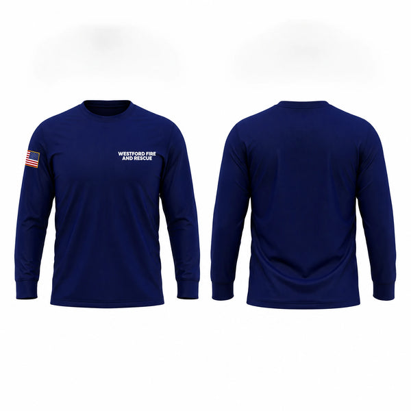 Long Sleeve Performance Shirt, WESTFORD FIRE AND RESCUE, Fire Department, Teamtime, Team time, sublimation, custom sports apparel, team uniforms, spirit wear, spiritwear, sports uniforms, custom shirts, team store, custom team store, fundraiser sports, apparel fundraiser
