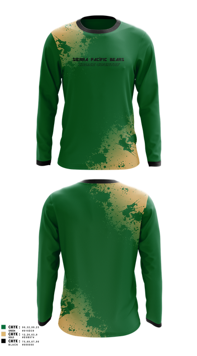 Sierra Pacífic Bears 63783470 Long Sleeve Performance Shirt 1