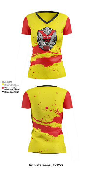Womens Short Sleeve Vneck Shirt, Terps, , Teamtime, Team time, sublimation, custom sports apparel, team uniforms, spirit wear, spiritwear, sports uniforms, custom shirts, team store, custom team store, fundraiser sports, apparel fundraiser