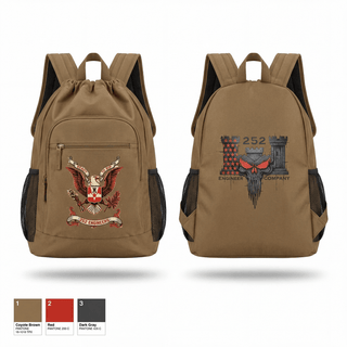 Gear Bag, 252 ENG CO, National Guard, Teamtime, Team time, sublimation, custom sports apparel, team uniforms, spirit wear, spiritwear, sports uniforms, custom shirts, team store, custom team store, fundraiser sports, apparel fundraiser