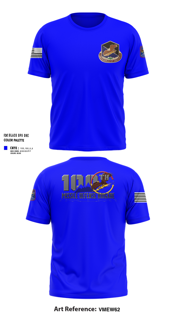 Short Sleeve Performance Shirt, 100th Missile Defense Brigade, , Teamtime, Team time, sublimation, custom sports apparel, team uniforms, spirit wear, spiritwear, sports uniforms, custom shirts, team store, custom team store, fundraiser sports, apparel fundraiser