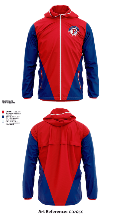 Polkville Rangers 82323112 Windbreaker - 1