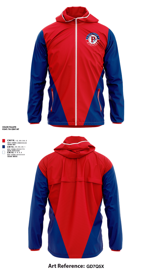 Windbreaker, Polkville Rangers, Baseball, Teamtime, Team time, sublimation, custom sports apparel, team uniforms, spirit wear, spiritwear, sports uniforms, custom shirts, team store, custom team store, fundraiser sports, apparel fundraiser