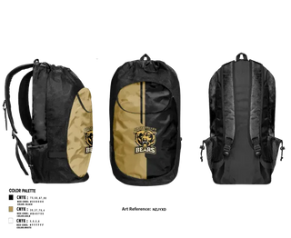 Gear Bag, Sipsey Valley Bears, Baseball, Teamtime, Team time, sublimation, custom sports apparel, team uniforms, spirit wear, spiritwear, sports uniforms, custom shirts, team store, custom team store, fundraiser sports, apparel fundraiser