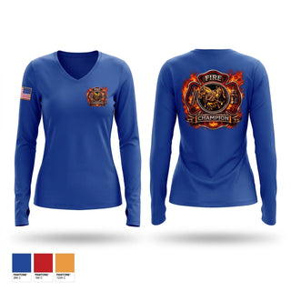 Old School Cotton Feel Shirt, Champion Volunteer Fire Department, Fire Department, Teamtime, Team time, sublimation, custom sports apparel, team uniforms, spirit wear, spiritwear, sports uniforms, custom shirts, team store, custom team store, fundraiser sports, apparel fundraiser