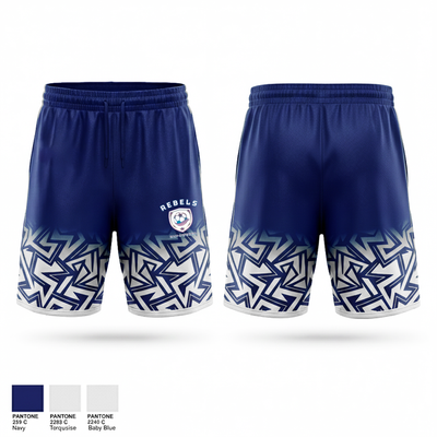 Rebels 33854729 Athletic Shorts With Pockets - 4