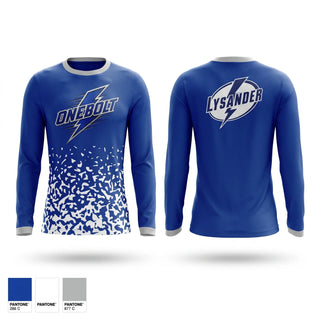 Long Sleeve Performance Shirt, Lysander Lightning, Ice Hockey, Teamtime, Team time, sublimation, custom sports apparel, team uniforms, spirit wear, spiritwear, sports uniforms, custom shirts, team store, custom team store, fundraiser sports, apparel fundraiser