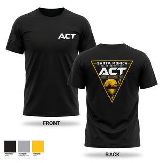 Old School Cotton Feel Shirt, Santa Monica Police Department Arrest and Control Team, Police, Teamtime, Team time, sublimation, custom sports apparel, team uniforms, spirit wear, spiritwear, sports uniforms, custom shirts, team store, custom team store, fundraiser sports, apparel fundraiser