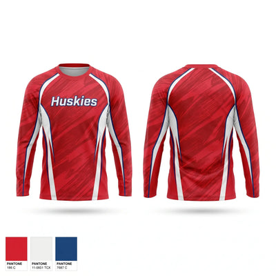 Huskies Long Sleeve Performance Shirt - 1