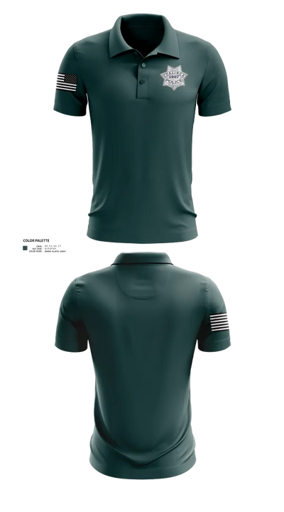 Coalinga Police Department Short Sleeve Performance Polo - 22