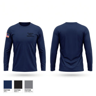 Long Sleeve Performance Shirt, Plymouth Police Department, Police, Teamtime, Team time, sublimation, custom sports apparel, team uniforms, spirit wear, spiritwear, sports uniforms, custom shirts, team store, custom team store, fundraiser sports, apparel fundraiser