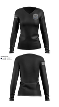 Bartlesville Police Department 89012785 Women's Long Sleeve V-neck Shirt - 50