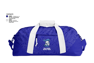 Duffle Bag, Thales Academy–Rolesville Soccer, Women's Soccer, Teamtime, Team time, sublimation, custom sports apparel, team uniforms, spirit wear, spiritwear, sports uniforms, custom shirts, team store, custom team store, fundraiser sports, apparel fundraiser