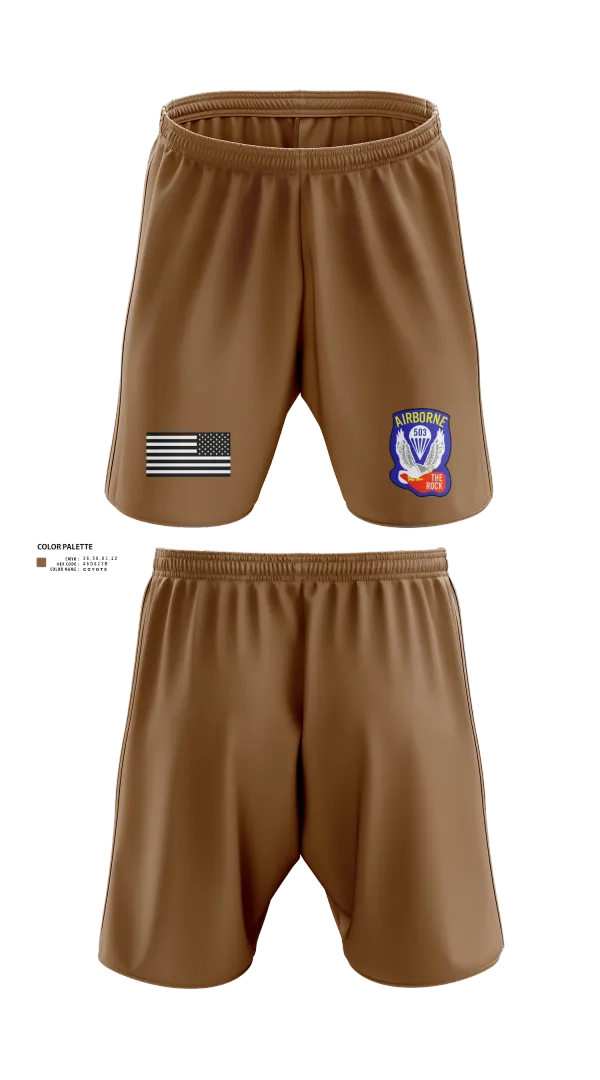 Athletic Shorts With Pockets, 1st Battalion 503rd Infantry Regiment, , Teamtime, Team time, sublimation, custom sports apparel, team uniforms, spirit wear, spiritwear, sports uniforms, custom shirts, team store, custom team store, fundraiser sports, apparel fundraiser