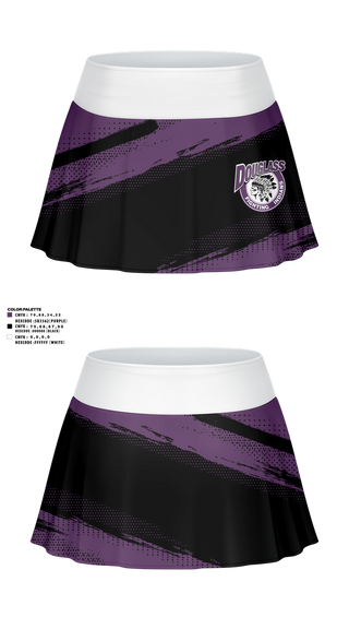 Skort, Douglass Fighting Indians Cheer, Cheer, Teamtime, Team time, sublimation, custom sports apparel, team uniforms, spirit wear, spiritwear, sports uniforms, custom shirts, team store, custom team store, fundraiser sports, apparel fundraiser
