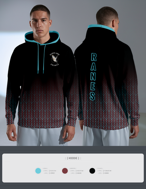 Hoodie, Cranes, Spirit Store, Teamtime, Team time, sublimation, custom sports apparel, team uniforms, spirit wear, spiritwear, sports uniforms, custom shirts, team store, custom team store, fundraiser sports, apparel fundraiser