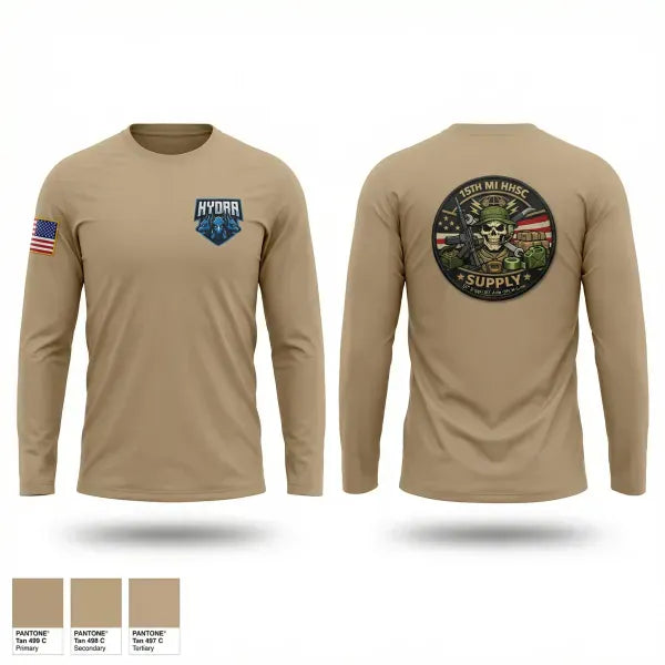 Long Sleeve Performance Shirt, 15TH MI, Army, Teamtime, Team time, sublimation, custom sports apparel, team uniforms, spirit wear, spiritwear, sports uniforms, custom shirts, team store, custom team store, fundraiser sports, apparel fundraiser