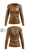DEU EinsKtgt CD/CBI 73138033 Women's Long Sleeve V-neck Shirt - 100