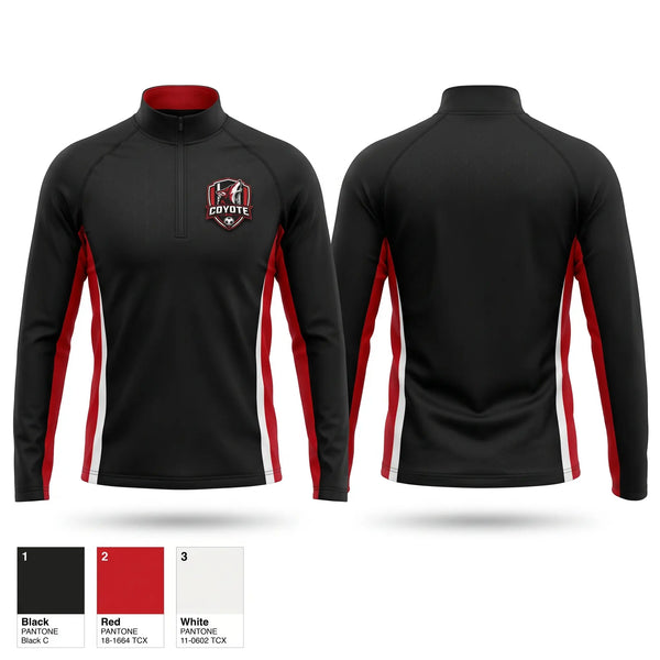 Quarter Zip Jacket, Los Coyotes, Men's Soccer, Teamtime, Team time, sublimation, custom sports apparel, team uniforms, spirit wear, spiritwear, sports uniforms, custom shirts, team store, custom team store, fundraiser sports, apparel fundraiser