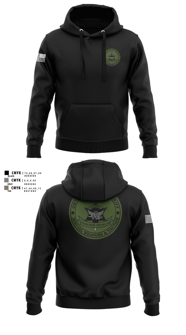 Hoodie, Ontario County Sheriff’s Office, Police, Teamtime, Team time, sublimation, custom sports apparel, team uniforms, spirit wear, spiritwear, sports uniforms, custom shirts, team store, custom team store, fundraiser sports, apparel fundraiser