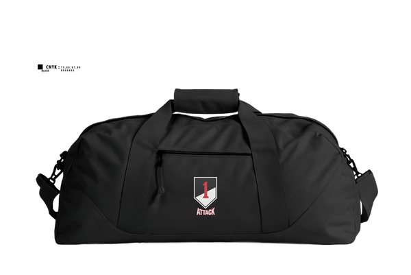 Duffle Bag, 1-1 Attack Battalion, Army, Teamtime, Team time, sublimation, custom sports apparel, team uniforms, spirit wear, spiritwear, sports uniforms, custom shirts, team store, custom team store, fundraiser sports, apparel fundraiser