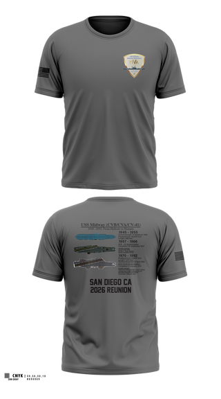 Old School Cotton Feel Shirt, Midway Veterans' Association, , Teamtime, Team time, sublimation, custom sports apparel, team uniforms, spirit wear, spiritwear, sports uniforms, custom shirts, team store, custom team store, fundraiser sports, apparel fundraiser