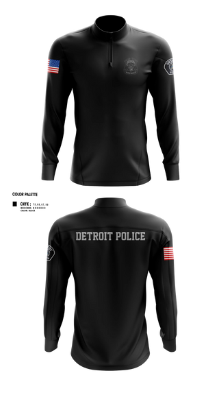 Quarter Zip Jacket, 12th Precinct Special Operations, Police, Teamtime, Team time, sublimation, custom sports apparel, team uniforms, spirit wear, spiritwear, sports uniforms, custom shirts, team store, custom team store, fundraiser sports, apparel fundraiser