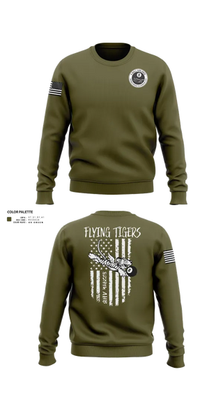 Crew Neck Sweatshirt, 8-229th AHB, , Teamtime, Team time, sublimation, custom sports apparel, team uniforms, spirit wear, spiritwear, sports uniforms, custom shirts, team store, custom team store, fundraiser sports, apparel fundraiser