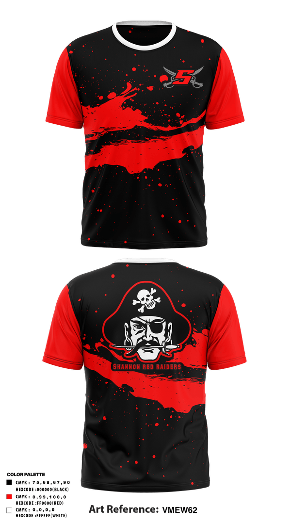 Shannon Red Raiders Old School Cotton Feel Shirt - 2