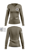 Camp dick fire & rescue Women's Long Sleeve V-neck Shirt - 122