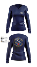 Louisiana State Guard 59908555 Women's Long Sleeve V-neck Shirt - 5