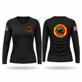 Freedom Fighters BPP Women's Long Sleeve V-neck Shirt - 1