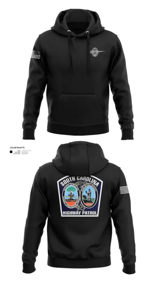 Hoodie, South Carolina highway patrol, Police, Teamtime, Team time, sublimation, custom sports apparel, team uniforms, spirit wear, spiritwear, sports uniforms, custom shirts, team store, custom team store, fundraiser sports, apparel fundraiser