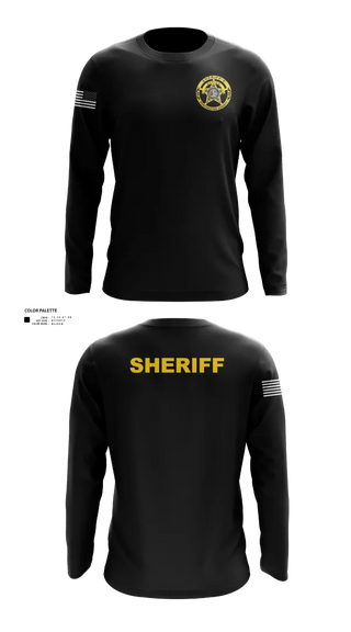 Long Sleeve Performance Shirt, Dorchester County Sheriffs office, , Teamtime, Team time, sublimation, custom sports apparel, team uniforms, spirit wear, spiritwear, sports uniforms, custom shirts, team store, custom team store, fundraiser sports, apparel fundraiser