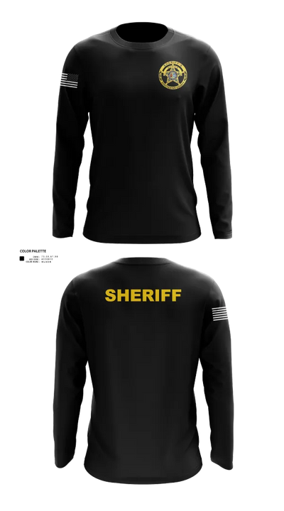Dorchester County Sheriffs office 81126244 Long Sleeve Performance Shirt 110 (1)