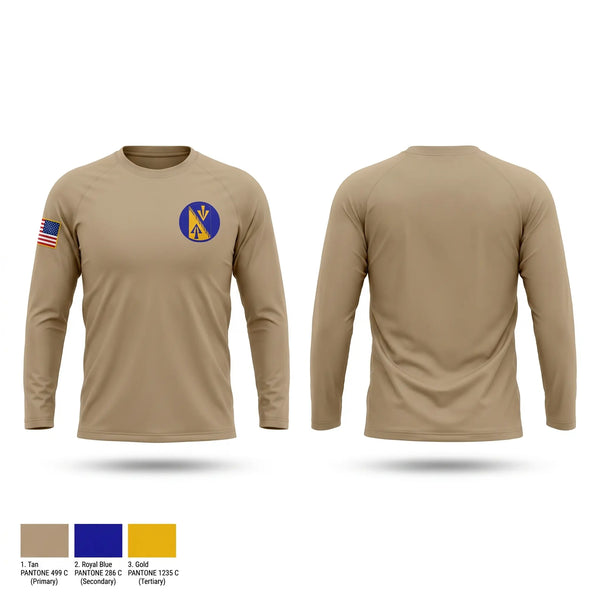 Long Sleeve Performance Shirt, 1-222nd Aviation Regiment, Army, Teamtime, Team time, sublimation, custom sports apparel, team uniforms, spirit wear, spiritwear, sports uniforms, custom shirts, team store, custom team store, fundraiser sports, apparel fundraiser
