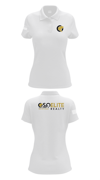 Womens Short Sleeve Performance Polo, OSO Elite Realty, , Teamtime, Team time, sublimation, custom sports apparel, team uniforms, spirit wear, spiritwear, sports uniforms, custom shirts, team store, custom team store, fundraiser sports, apparel fundraiser