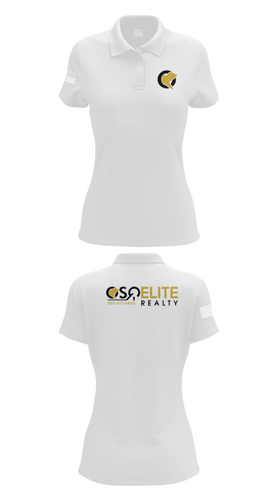 OSO Elite Realty 17938527 Women's Short Sleeve Performance Polo  - 17