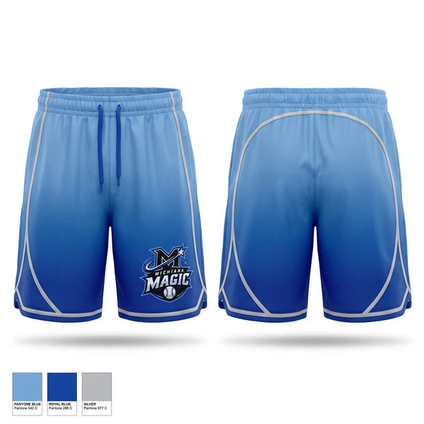 Athletic Shorts With Pockets, Michiana Magic, Baseball, Teamtime, Team time, sublimation, custom sports apparel, team uniforms, spirit wear, spiritwear, sports uniforms, custom shirts, team store, custom team store, fundraiser sports, apparel fundraiser