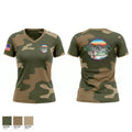 Combat Logistics Company 33 Women's Short Sleeve V-neck Shirt - 1