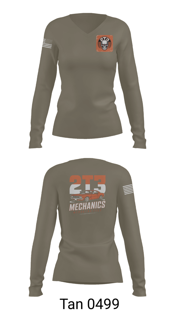 Womens Long Sleeve Vneck Shirt, 509 LRS, , Teamtime, Team time, sublimation, custom sports apparel, team uniforms, spirit wear, spiritwear, sports uniforms, custom shirts, team store, custom team store, fundraiser sports, apparel fundraiser