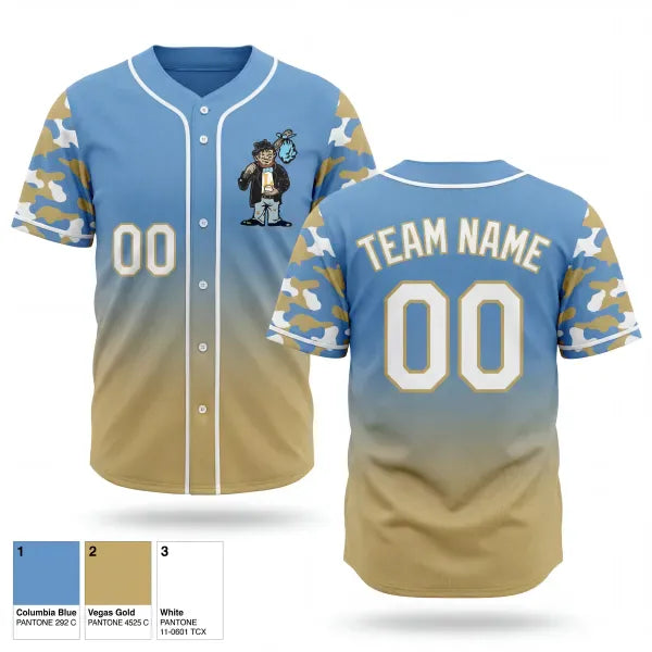 Full Button Baseball Jersey, Hoboes, Baseball, Teamtime, Team time, sublimation, custom sports apparel, team uniforms, spirit wear, spiritwear, sports uniforms, custom shirts, team store, custom team store, fundraiser sports, apparel fundraiser
