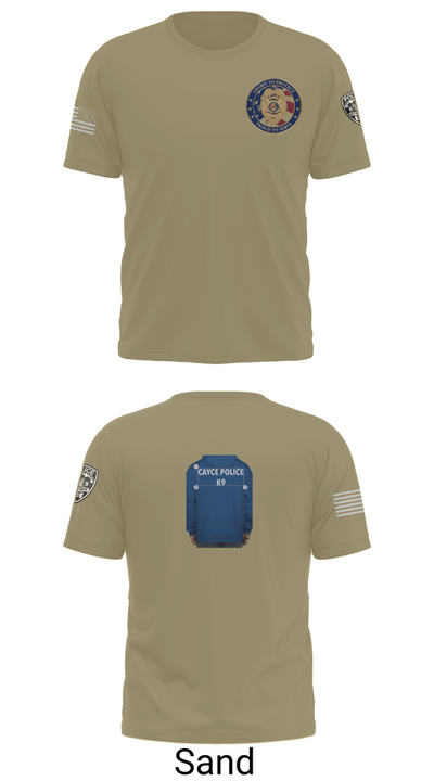 Cayce Police K9 35627395 Short Sleeve Performance Shirt - 91